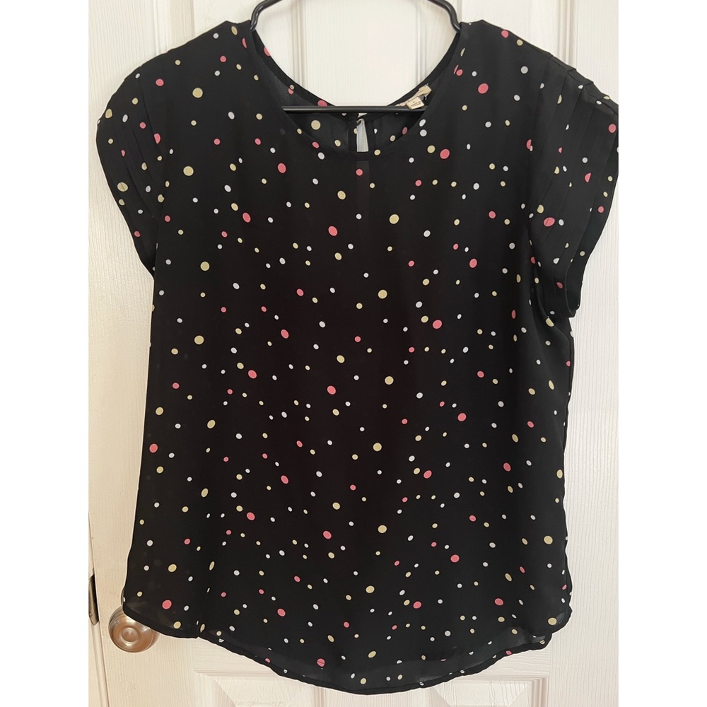 Polka Dot office casual blouse